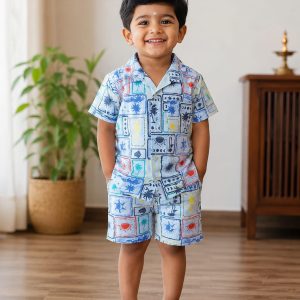Boys Dress – Elegant Premium Cotton Coord Set for Boys (Stylish & Comfortable)